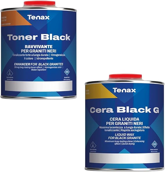 Tenax Uni-Black Step 1 & 2 - TonerBlack and Cera Black G - Complete System