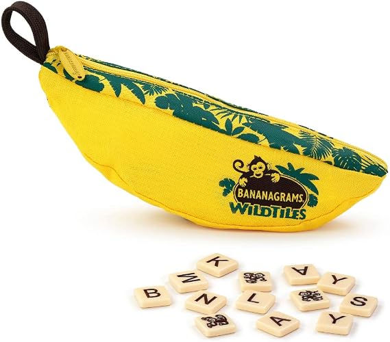 Bananagrams WildTiles Vocabulary Building and Spelling Improvement Lettered Tile Game for Ages 7 and Up