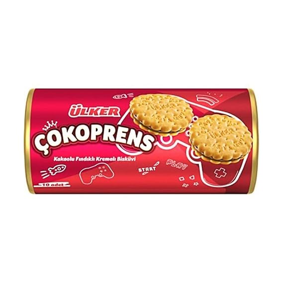Turkish Biscuits Ulker Cokoprens 1 Package 10 Cokoprens