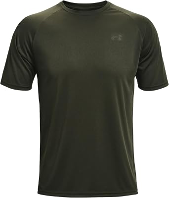 Under Armour Mens UA Tech 2.0 Short Sleeve Shirt Medium, Baroque GreenBlack