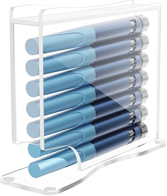 Beautyflier Insulin Pen Holder for Fridge, Insulin Pen Storage Box, Insulin Pen Organizer Case, Lightweight, Space Saving, Insulin Pen Not Included M-Sized