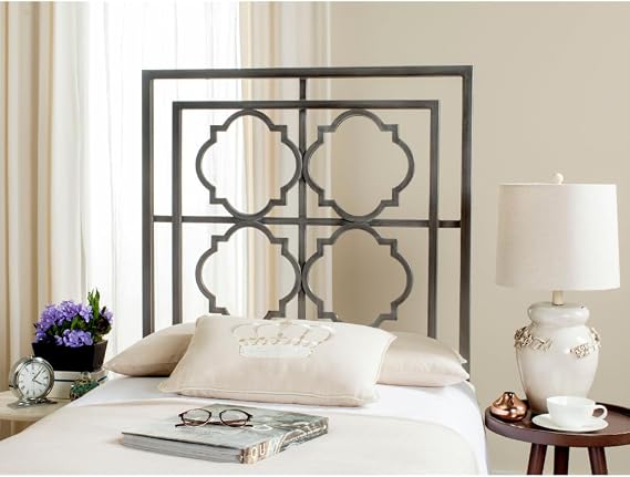 SAFAVIEH Home Collection Silva Antique Iron Headboard, Twin