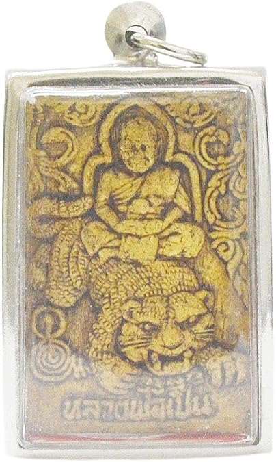 Thailand Magic Tiger Amulets Lp Pern Ride Tiger Lord Hanuman Muay Thai Amulet Life Protection Buddha Pendant