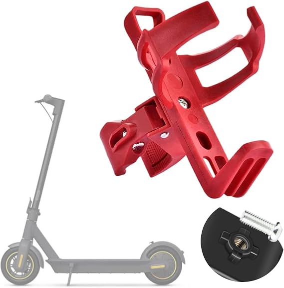 360 Degrees Rotation Water Bottle Holder Replacement for Bike &Electric Scooter, Anti-Slip Fast Dismounting Accessories Cup Drink Holder
