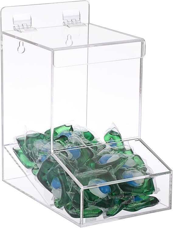 Sumnacon Acrylic Dispenser Countertop Storage Container with Lid for Candy
