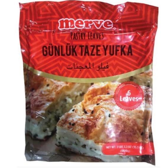 Merve Daily Fresh Pastry Leaves phyllo dough pastry 1000 Gram