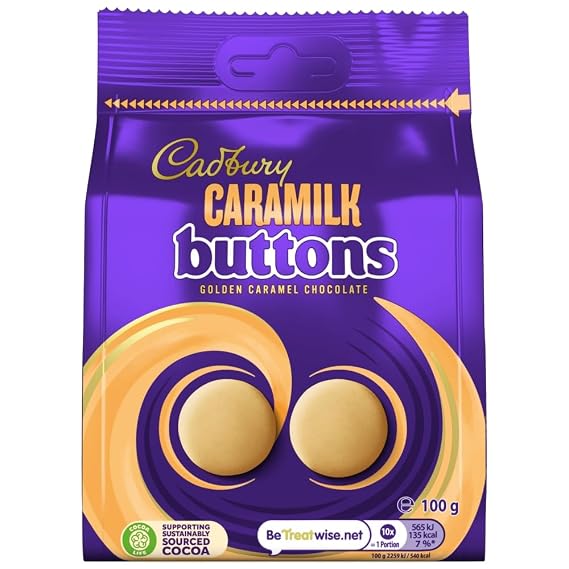Cadbury Caramilk Buttons Bag 100g