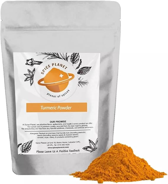 Tumeric | Turmeric | Haldi Ground Powder A Grade Premium Quality by Spice Planet® Free UK P&P (90 Grams)