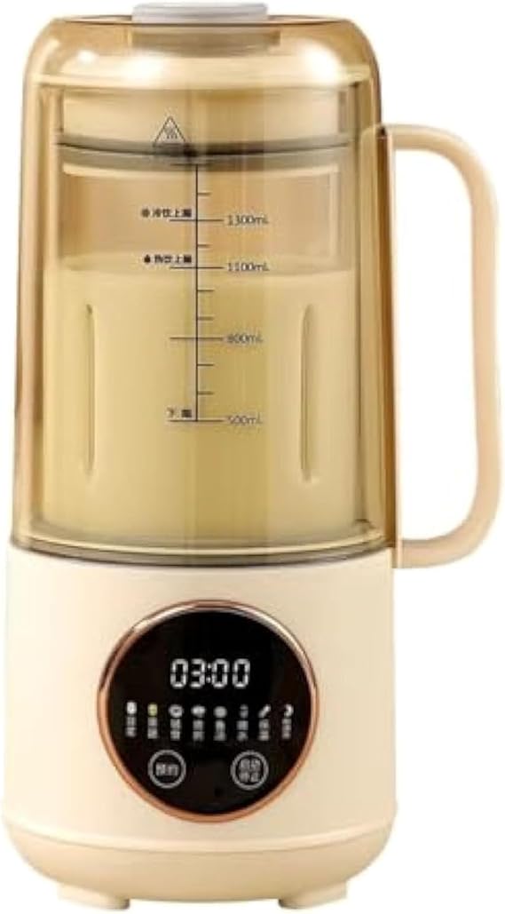 Nut Milk Maker, Automatic Almond Milk Machine with LED Display, Delay Setting and Self Cleaning, for Homemade Plant-Based Milk, Oat, Soy, Yogurt and Dairy Fr-ee Beverages
