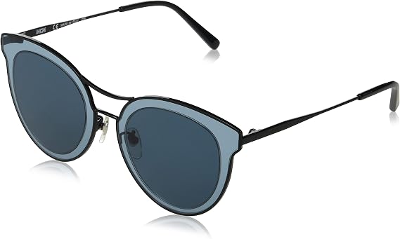 MCM Flush Lens Sunglasses MCM139SA 008 Black/Blue 65mm