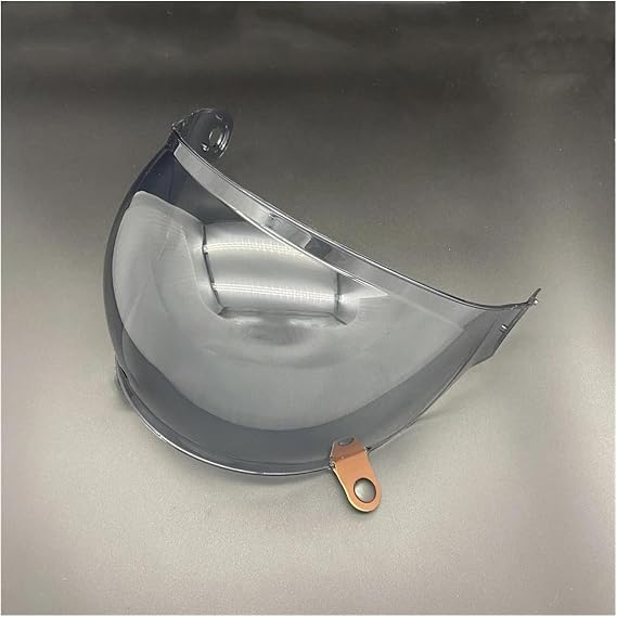 Motorcycle Helmet Visor for Bell Bullitt Bubble Windshield High Strength PC Replacement Motoecycle Accessories(Clear)(Schwarz)