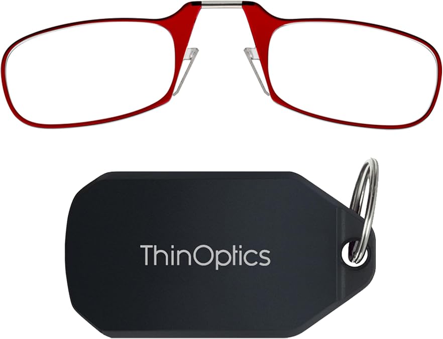 ThinOptics Keychain Case Rectangular Reading Glasses