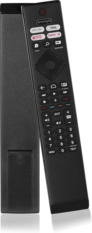 Replacement Remote Control Compatible with Philips Remote Control TV Ambilight Smart TV