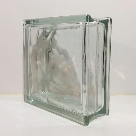 8x8x3 Nubio Glass Block No White Edge Coat