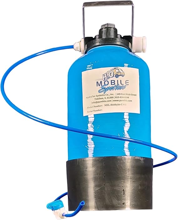 2660 Grain Mobile Spotless with tubing and Valve Providing Rinse Water Demineralizer/Deionizer Designed for the Hobbyist.