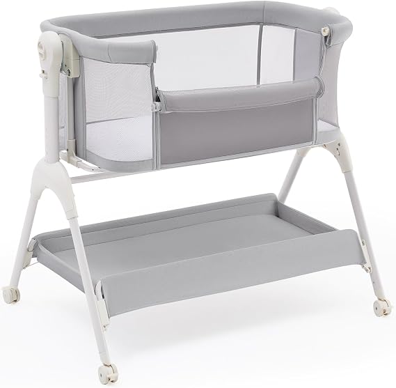 HARPPA Cuddly Sway Baby Bassinet Bedside Sleeper, 3 in 1 Rocking Bassinet