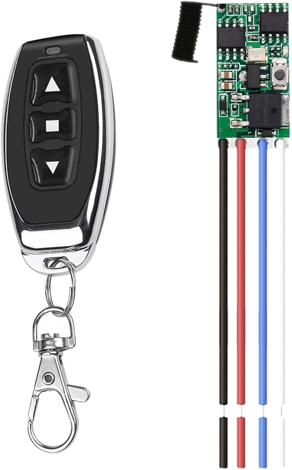 QIACHIP Wireless DC Motor Speed Controller Remote PWM Dimmer 3.6V-24V 3A