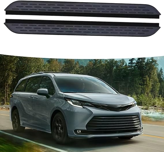 Running Boards Compatible with Toyota Sienna 2021 2022 2023 2024 2025 2026 Side Pedal Steps 2pcs