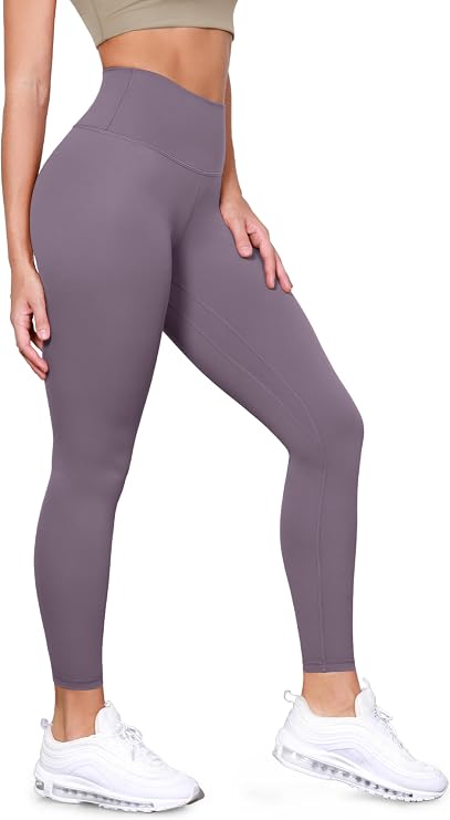 ODODOS Tummy Control Compression Leggings for Women, 25" / 28" High Waist Workout Running Yoga Pants