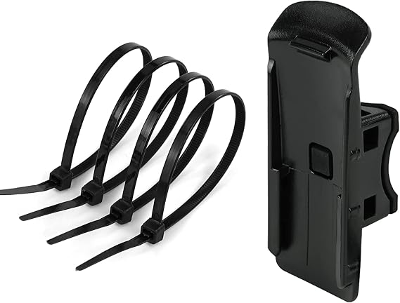 BOROLA Bicycle Handlebar Mount, Compatible for Garmin eTrex GPS | Bike handlebar mount with snap-on design, durable plastic, for Garmin eTrex 10 20 30 and GPSMAP 62 series