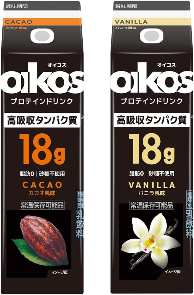 Danon Japan Dannon Oiscos Protein Drink, 8.5 fl oz 240 ml, Set of 2, High Absorption Protein