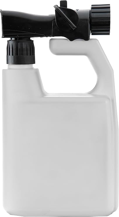 Hose-end Sprayer - 80:1 Ratio - 32oz Re-usable, Multipurpose