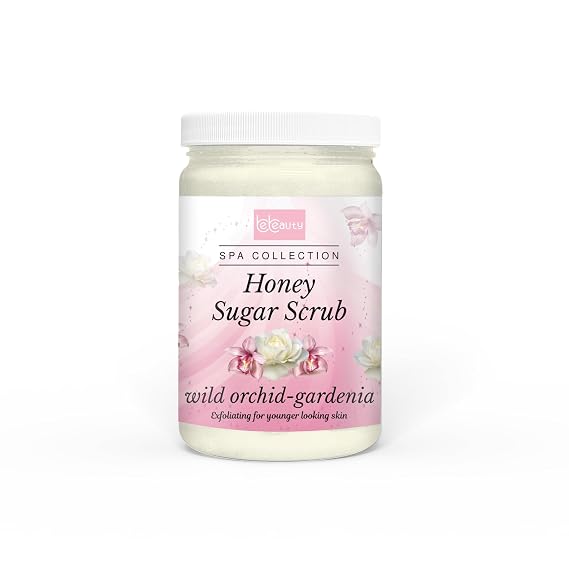 BeBeauty Wild Orchid Gardenia Honey Sugar Body Scrub 32 oz