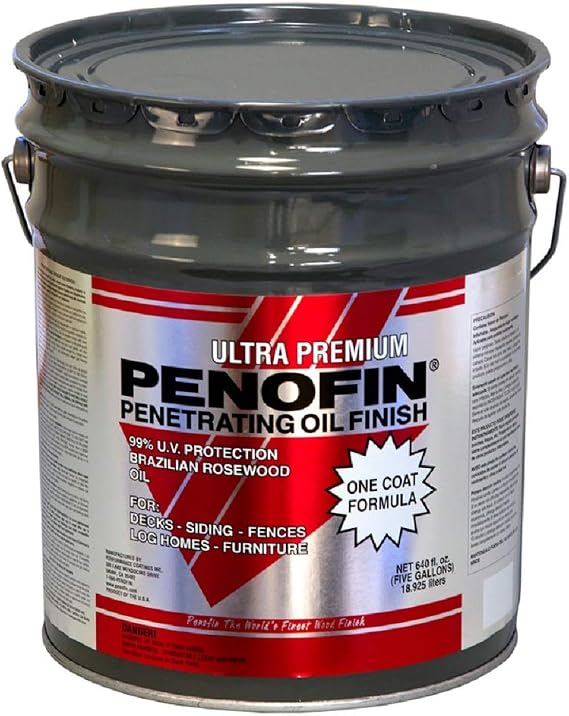 5 Gal Penofin F3MWR5G Western Red Cedar Red Label Ultra Premium Stain (250-VOC)
