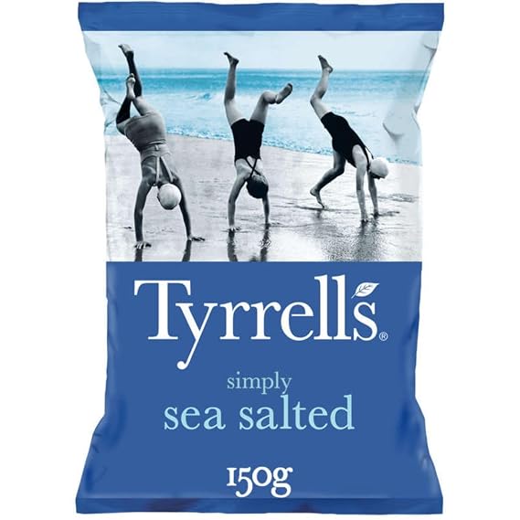Tyrrells Chips Lightly Sea Salted 150 g