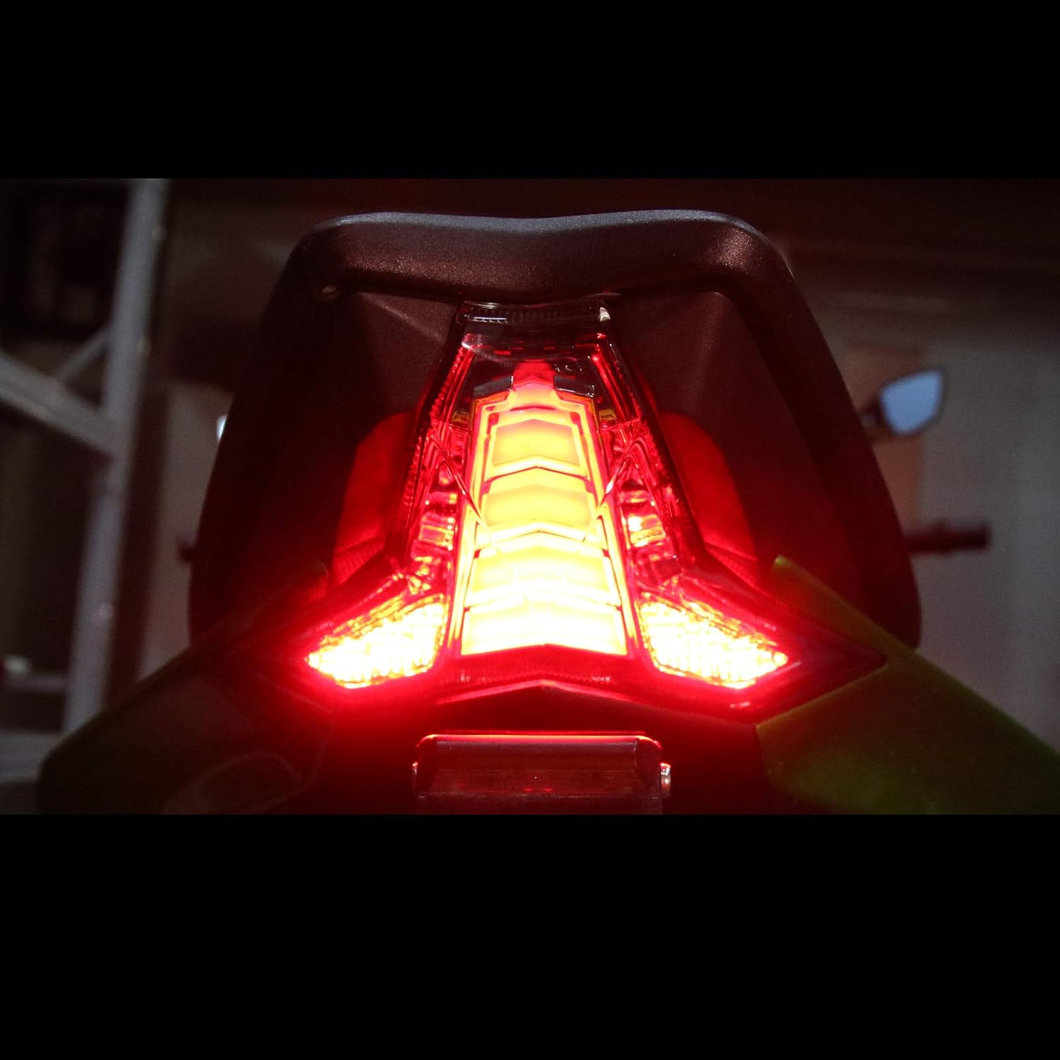 LED Tail Light Smoke Lens Integrated Turn Signal Light For KAWASAKI 2014-2021 Z10002016-2021 Ninja ZX-10R ZX-10RR2018-2021 ZX-6R Lens Color:Smoke