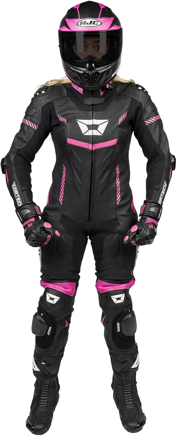 cortech Women's Revo Sport Air 1-Piece Leather Motorcycle Racing Suit
