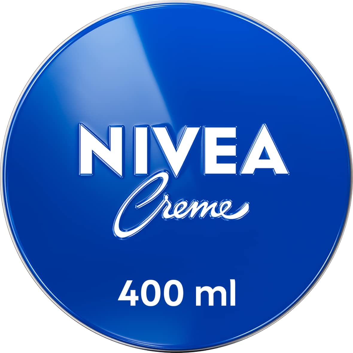NIVEA Creme Tin 400ml, Moisturising Cream Provides Intensive Protective Care for Soft and Supple Skin, Ideal for Daily Use as a Face, Hand, or Body Cream