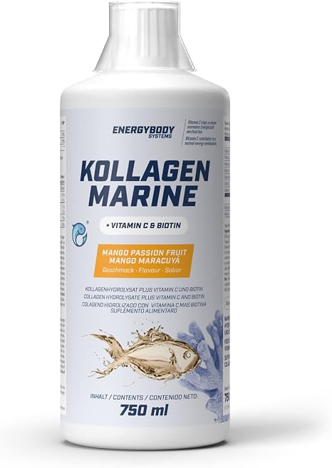 Energybody Marine Collagen Mango Passion Fruit 750 ml Fish