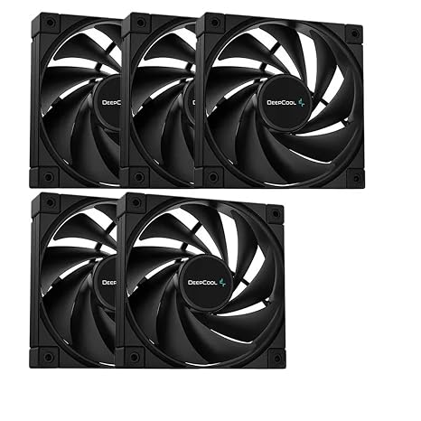1-6PCS FK120 PC Case Fan 120mm Computer CPU Cooler Fan 4 pin PWM Water Cooling Fan Radiator CPU Heat Sink Fans(5PCS FK120)