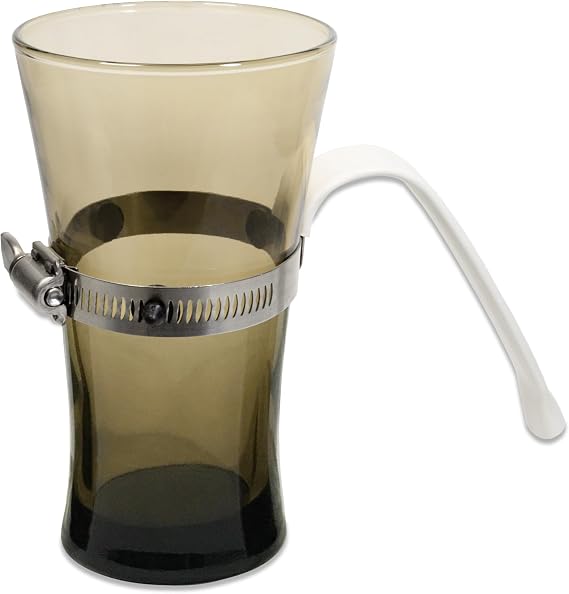 Rehabilitation Advantage Drinking Cup Holder with Comfortable Grip Handle