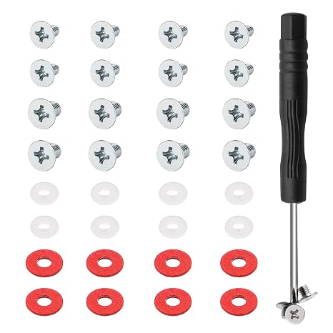 mankk M.2 SSD Screw Kit NVMe Screw M.2 Screw SSD Mounting Screws with Magnetic Screwdrivers for Laptop PC Repair & DIY