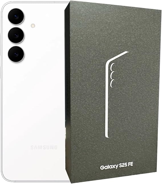 Samsung Galaxy S25 FE 5G SM-S731B Exynos 2400 8GB RAM SIM-Free Unlocked Android 16 Smartphone (White, 128, GB)