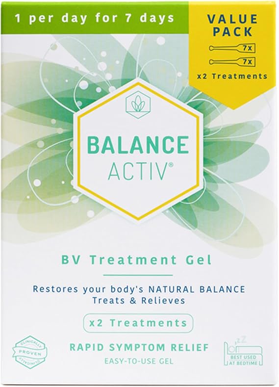 Balance Activ BV Gel, Bacterial Vaginosis Treatment for Women, Value Pack