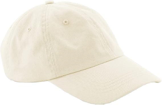 Beechfield Unisex Low Profile 6 Panel Dad Cap (One Size) (Beige)