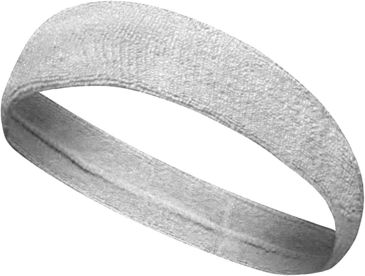 NASYA unisex havlu ter bandı kafa bandı tenis saç bandı headband Beyaz
