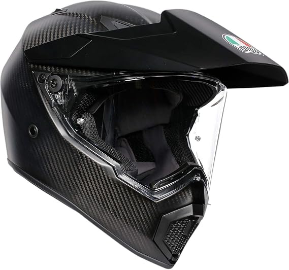 AGV AX9 Street Motorcycle Helmet - Matte Carbon - ML - Medium Large