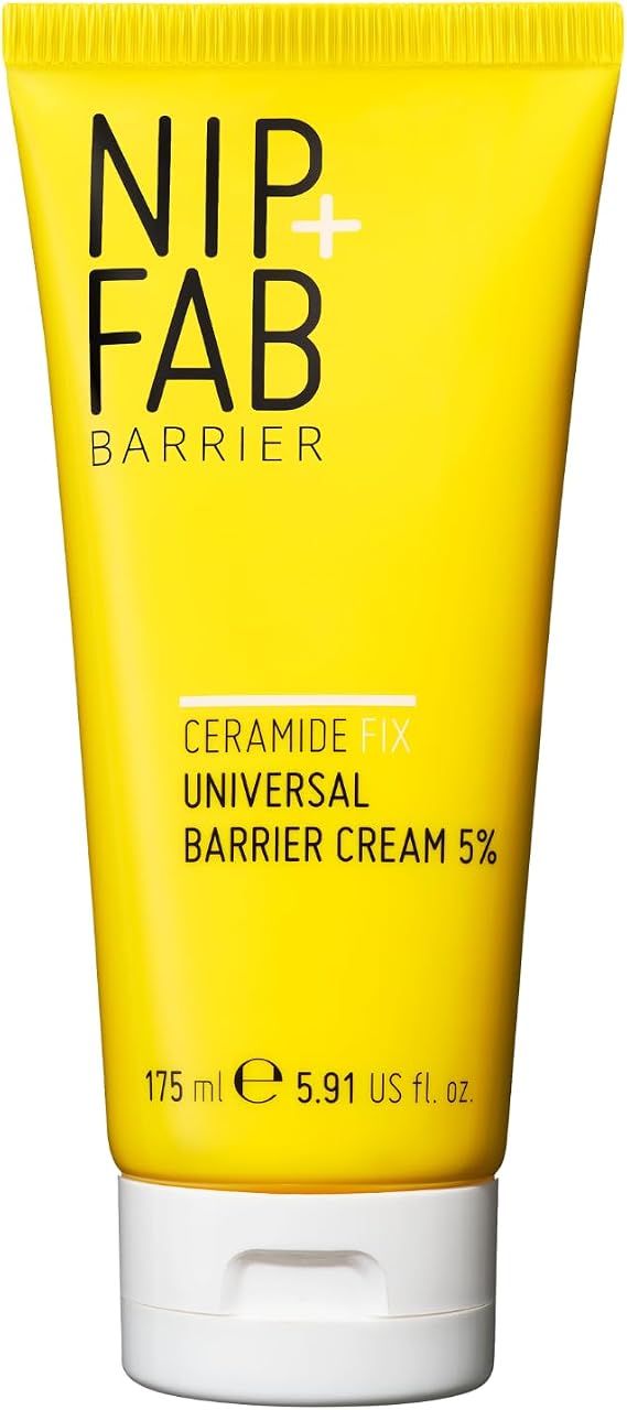 Nip+Fab Ceramide Fix Universal Barrier Body Cream 175 ml, with Ceramides, Niacinamide and Glycerin to Protect, Nourish, Hydrate & Moisturize Body Skin