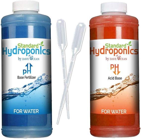 Standard Hydroponics pH Up and Down Kit - 10 Ounce Bottle pH Adjuster for Hydroponic Systems, Coco Coir Even Soil.
