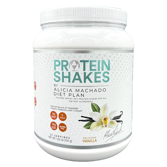 Vanilla Meal Replacement Shake 25 Servings, 20g Protein, Vegan, Dairy-Free, Complete Nutrition, Supports Weight Management & Lean Muscle