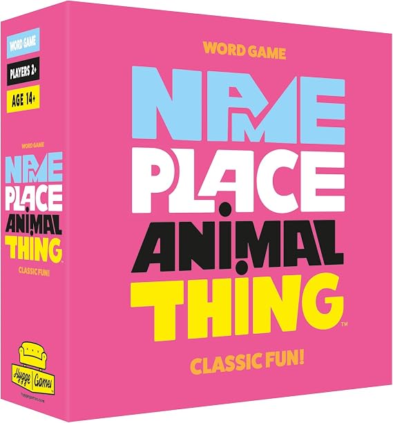 Hygge Games - Name Place Animal Thing Easy Fast Family Fun Word Game