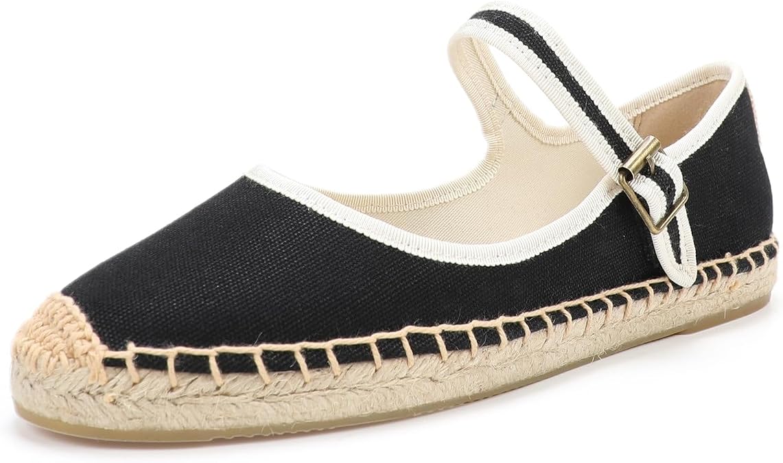 Womens Espadrilles Breathable Comfortable Flats, Stylish Dress Shoes for All-Day Wear