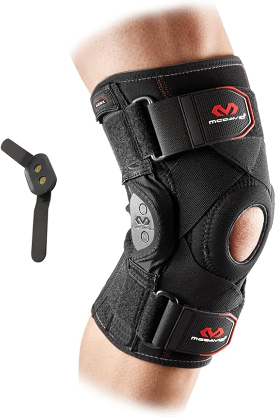 McDavid Knee Brace with Polycentric Hinges and Cross Straps