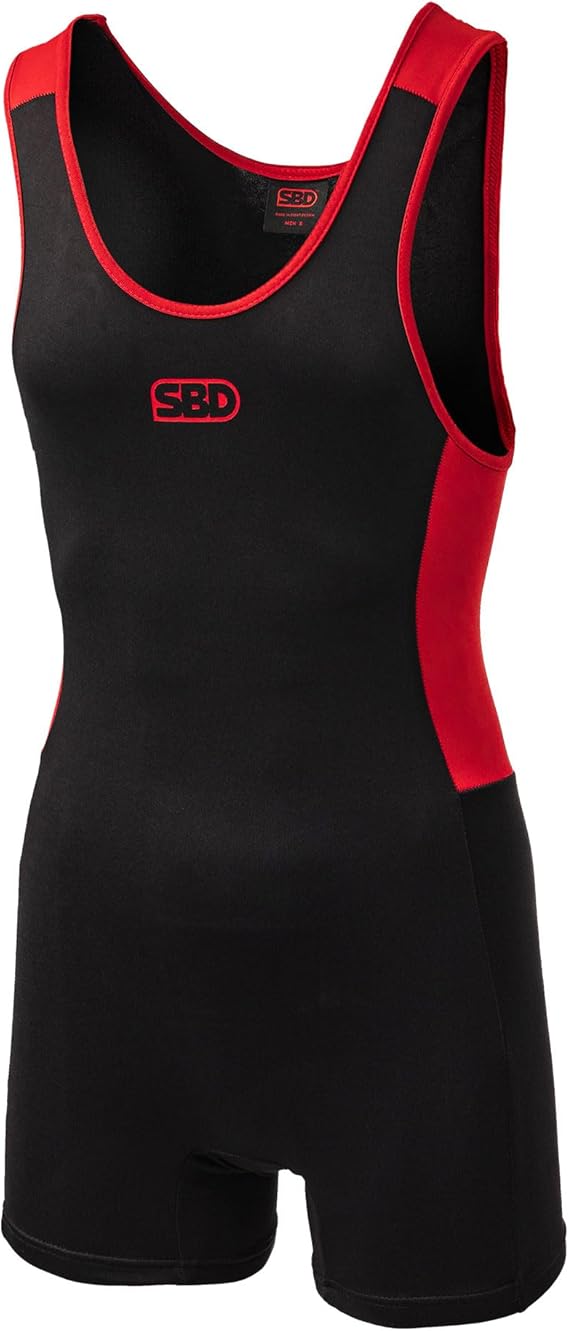 SBD Men’s Powerlifting Singlet – IPF Approved Weightlifting Singlet – Durable Lifting Suit Made in Great Britain
