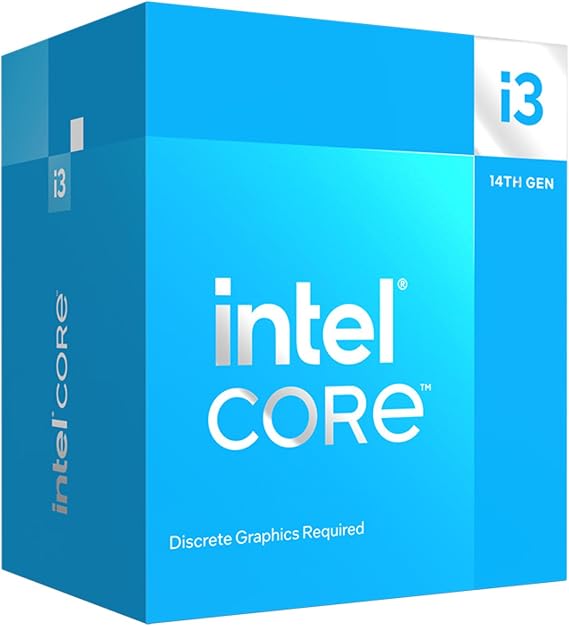 Intel CoreTM i3-14100F Desktop Processor 4 cores (4 P-cores + 0 E-cores) 4.7 GHz