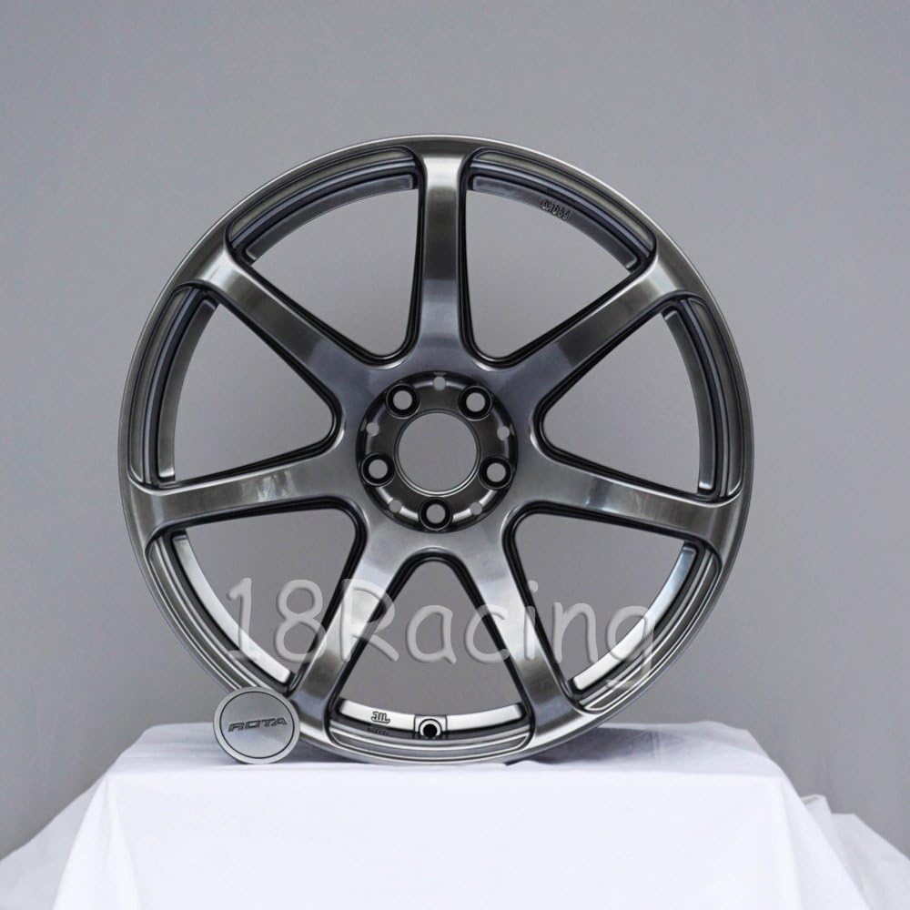 4 PCS ROTA VECTOR PRO 18x9.5 PCD: 5X100 OFFSET:38 HB:73 HYPERBLACK